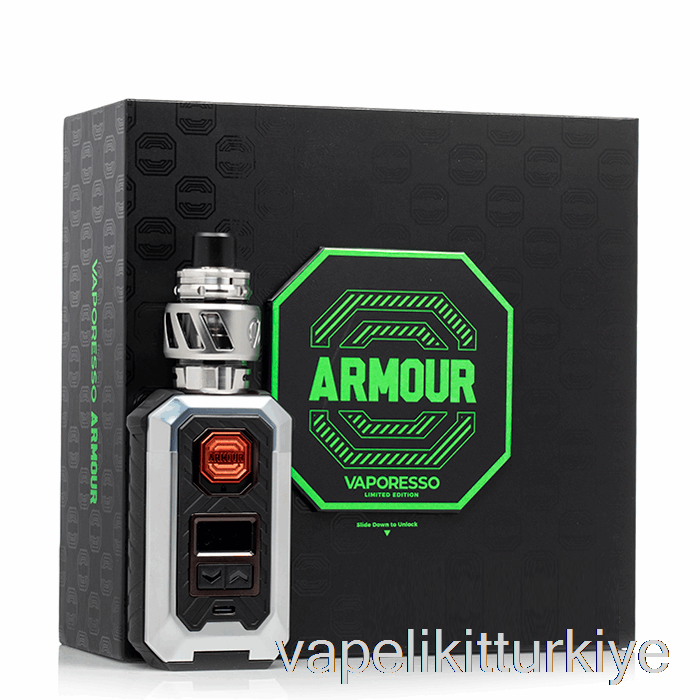 Vape Elektronik Sigara Vaporesso Armor Max 220w Başlangıç ​​kiti Le Gümüş